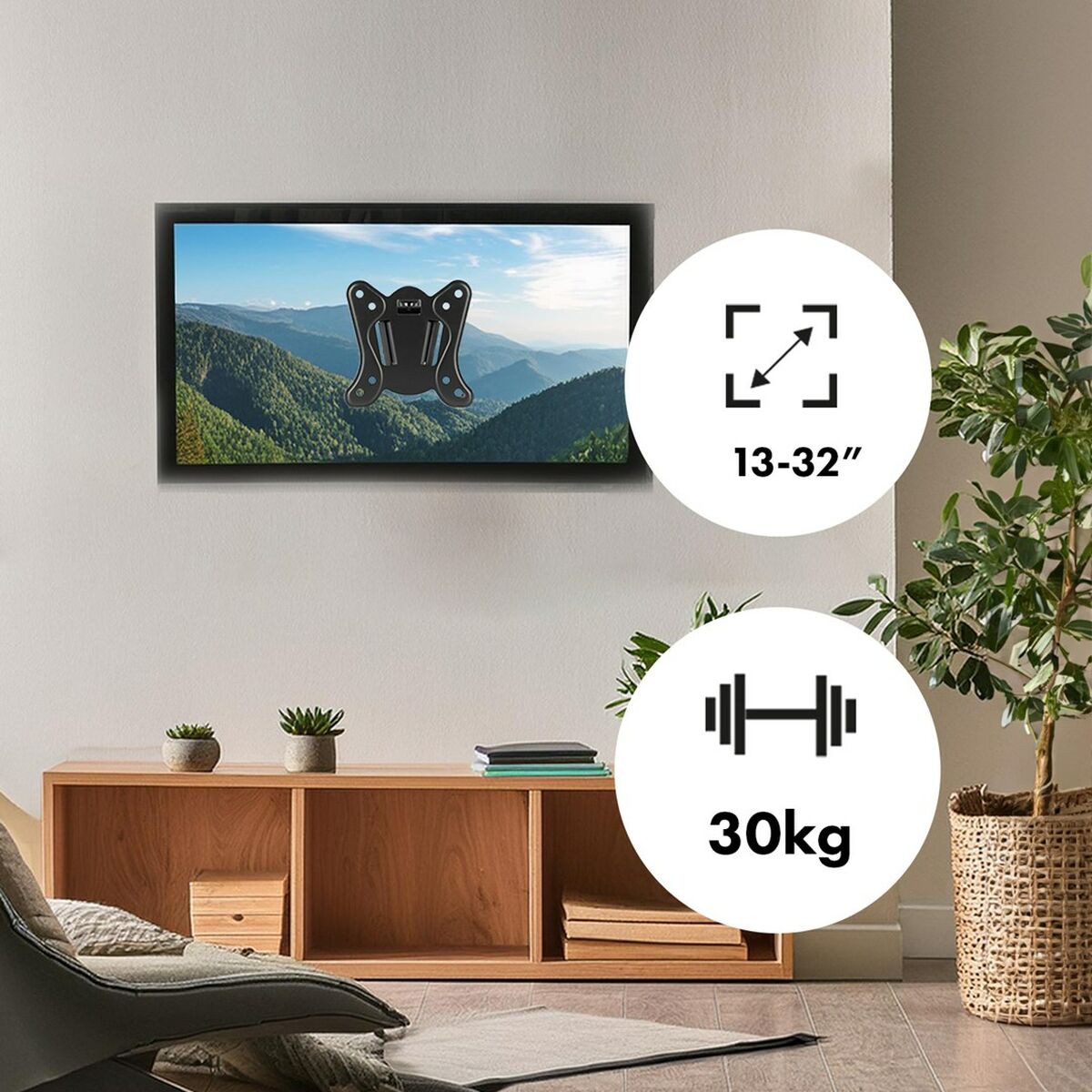 TV Halterung MacLean MC-416 32" 13" 30 Kg